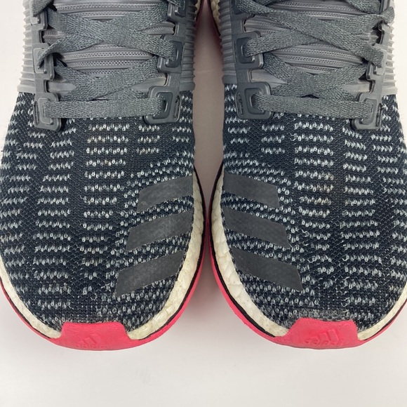 Adidas Pure Boost Black & Pink Running Shoe - Picture 2 of 15